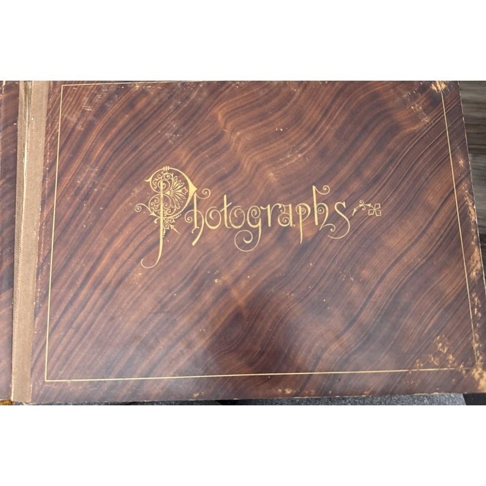 Antique PHOTOGRAPH ALBUM Civil War Era  photos  tintypes  uniform lot